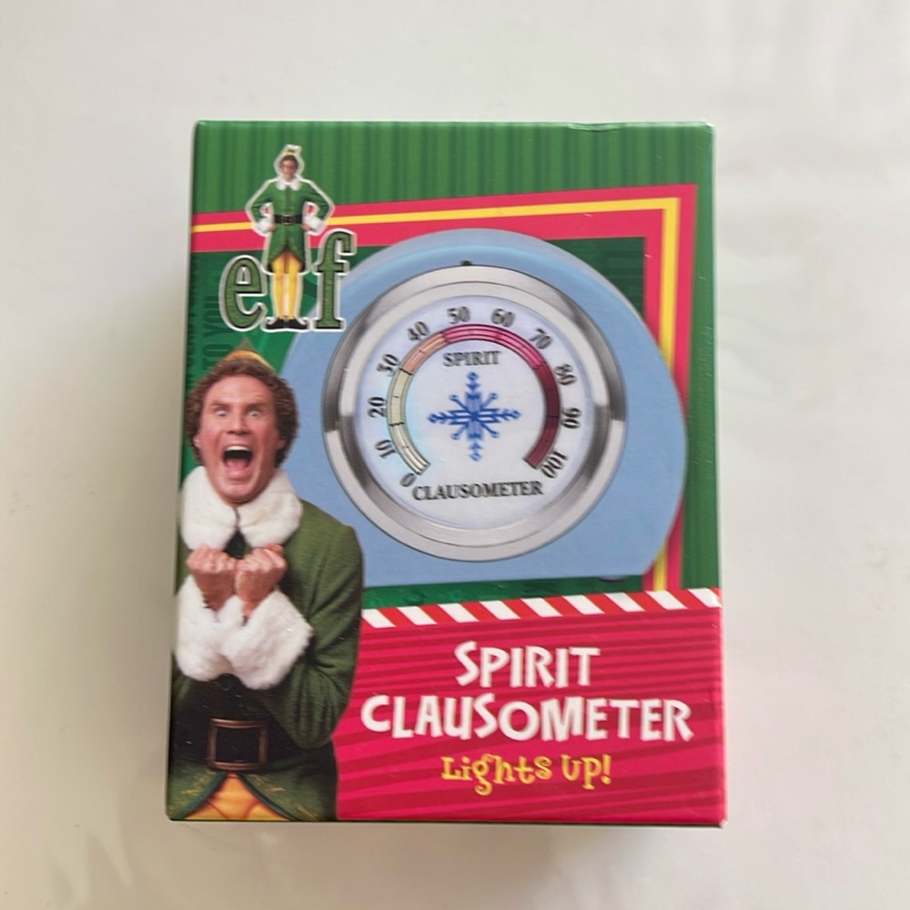 Elf: Spirit Clausometer: Lights Up! New in Box sealed